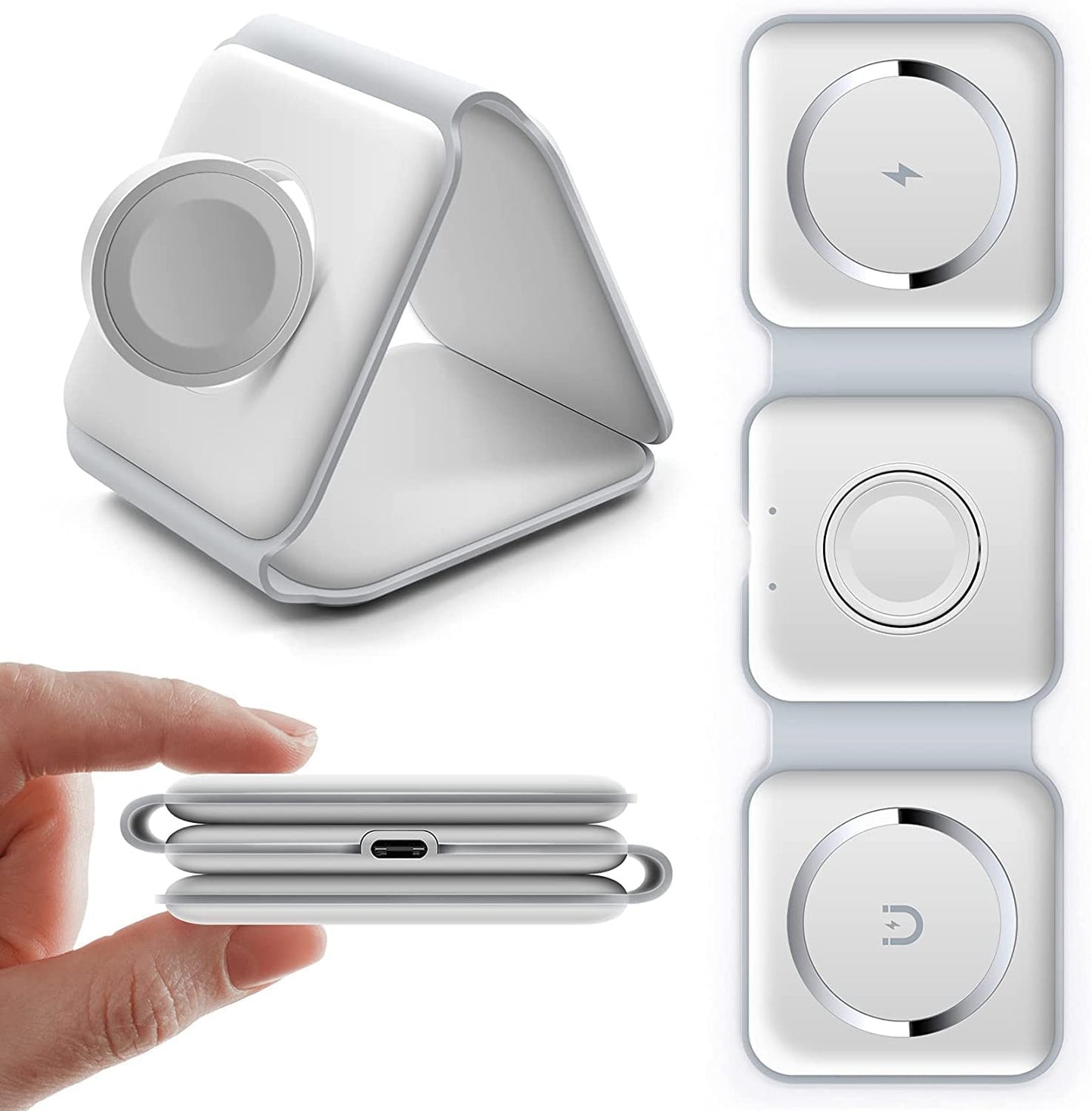 3 In 1 Wireless Folded Charging Pad