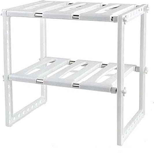 Expandable Under Sink Storage 2 Tiers