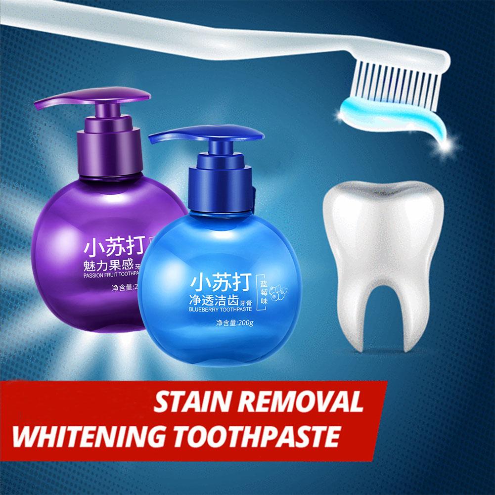 Baking Soda Toothpaste Teeth Stain Removal
