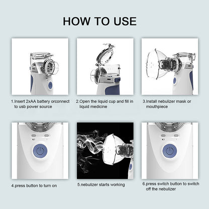 Mini Handheld portable Inhale Nebulizer